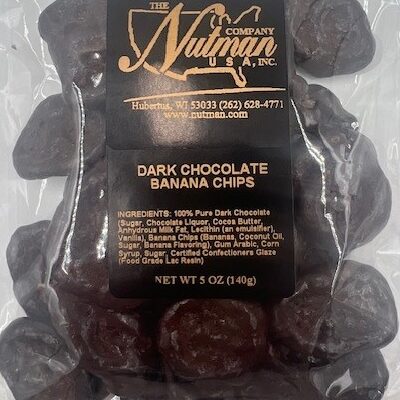 Chocolate Banana Chips - Dark  (5 oz)