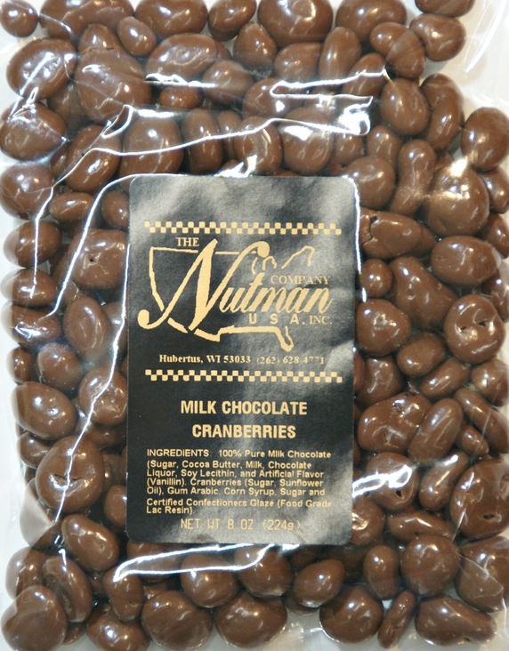 Chocolate Cranberries – Milk (8 oz) | The Nutman Company USA, Inc.