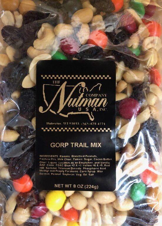 GORP Trail Mix (8 oz)  The Nutman Company USA, Inc.