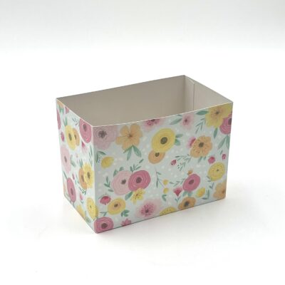 Floral Small Gift Basket Box
