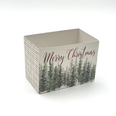 Merry Christmas Small Gift Basket Box