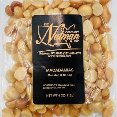 Macadamias, Roasted and Salted (4 oz)