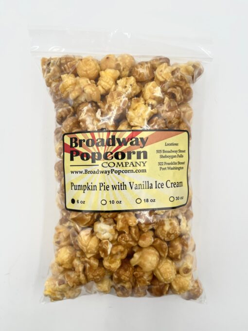 Pumpkin Pie with Vanilla Ice Cream Popcorn (6 oz)