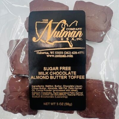 Sugar Free Milk Chocolate Almond Butter Toffee (3 oz.)